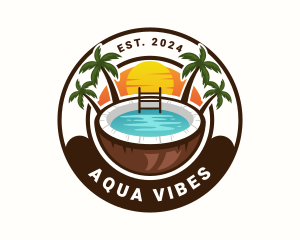 Swimming Pool Coconut Resort logo