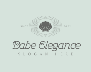 Elegant Shell Resort logo design