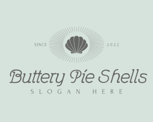 Elegant Shell Resort logo design