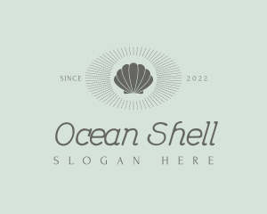 Elegant Shell Resort logo design