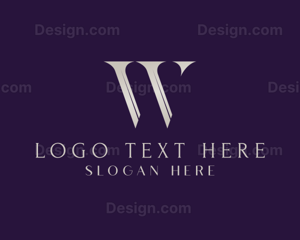 Premium Luxury Letter W Logo