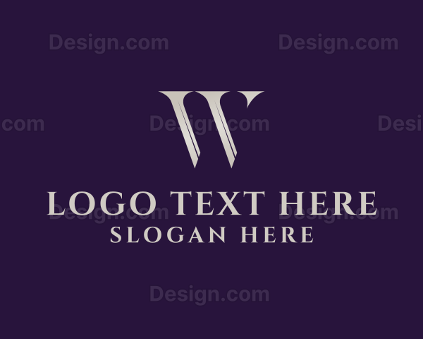 Premium Luxury Letter W Logo