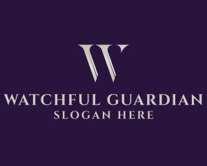 Premium Luxury Letter W logo design