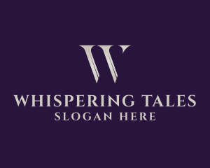 Premium Luxury Letter W logo design