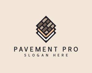 Construction Tile Flooring logo design