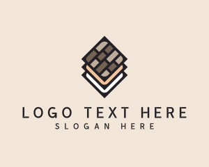 Floor - Construction Tile Flooring logo design