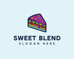 Rainbow Cake Bakery logo design