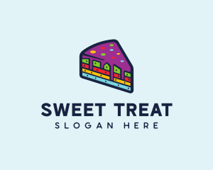 Rainbow Cake Bakery logo design