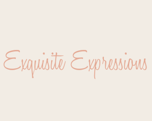 Feminine Calligraphy Brand logo