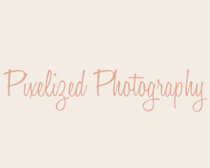 Feminine Calligraphy Brand logo design