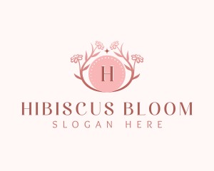 Floral Wellness Flowers logo design