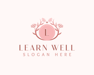 Floral Wellness Flowers logo design