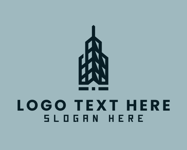 Skyscraper logo example 3