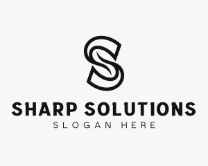 Professional Brand Swoosh Letter S logo design