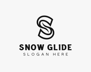 Professional Brand Swoosh Letter S logo design