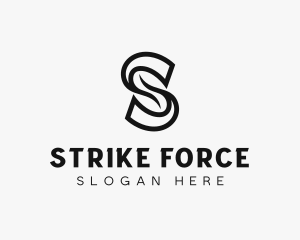 Professional Brand Swoosh Letter S logo design