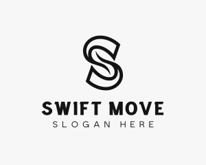 Professional Brand Swoosh Letter S logo design