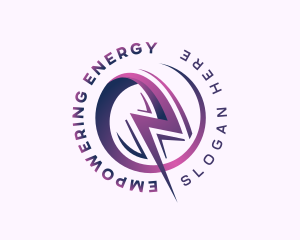 Electric Lightning Bolt logo design