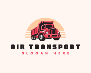 Carrier Truck Transportation logo design