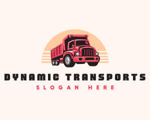 Carrier Truck Transportation logo design