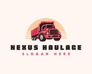 Carrier Truck Transportation logo design