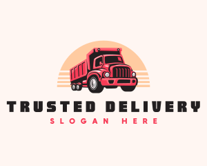 Carrier Truck Transportation logo design