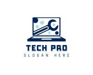 Wrench Laptop Technician logo
