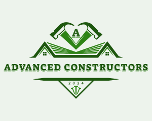 Hammer Roofing Carpentry logo design