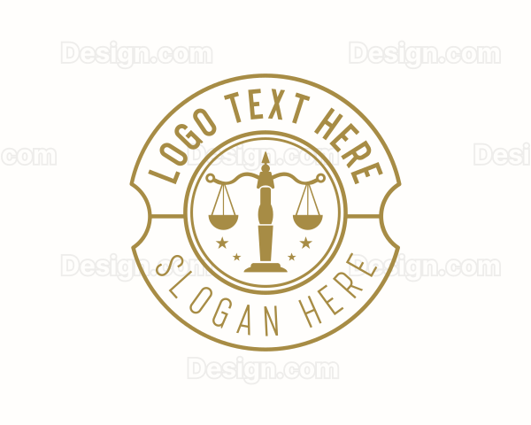 Justice Legal Law Logo