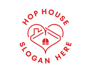 Love House Village logo design