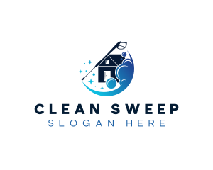 Pressure Washing Cleaning logo design