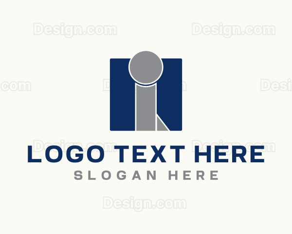 Modern Architecture Letter I Logo