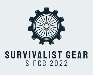 Cogwheel Mechanic Gear logo design