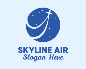 Star Travel Airlines  logo design