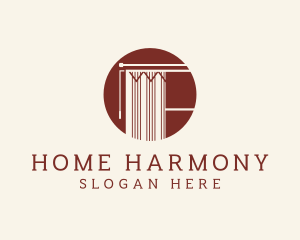 Home Curtain Interior Design  logo