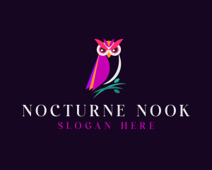 Nature Night Owl logo design