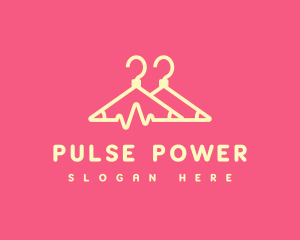 Fashion Hanger Pulse logo design