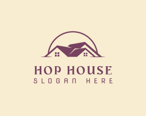 House Roof Community logo design