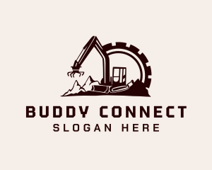 Cog Mountain Heavy Equipment logo design