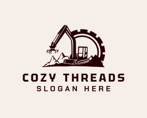 Cog Mountain Heavy Equipment logo design