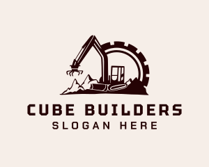 Cog Mountain Heavy Equipment logo design