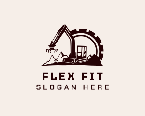 Cog Mountain Heavy Equipment logo design