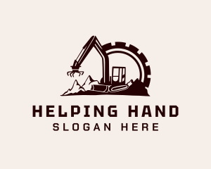 Cog Mountain Heavy Equipment logo design