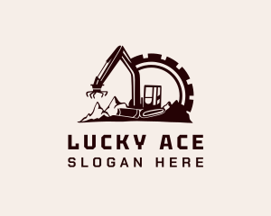 Cog Mountain Heavy Equipment logo design