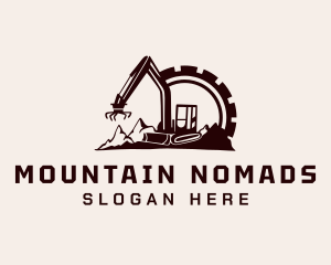 Cog Mountain Heavy Equipment logo design