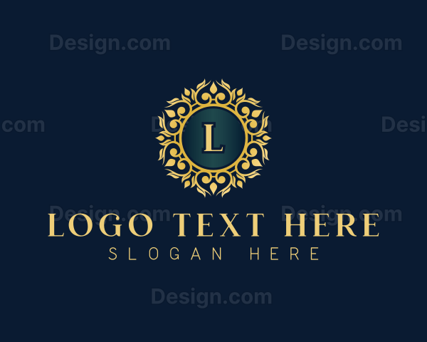 Floral Elegant Decoration Logo