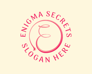 Feminine Beauty Lifestyle Letter E logo design