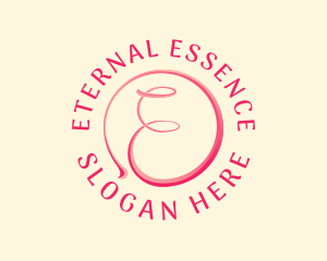 Feminine Beauty Lifestyle Letter E logo design