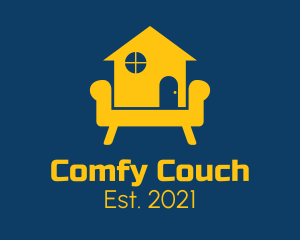 Golden Home Couch logo design