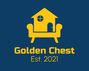 Golden Home Couch logo design